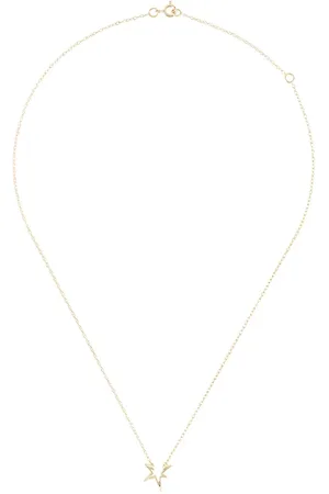 LE STER 18kt yellow Dark Fire necklace