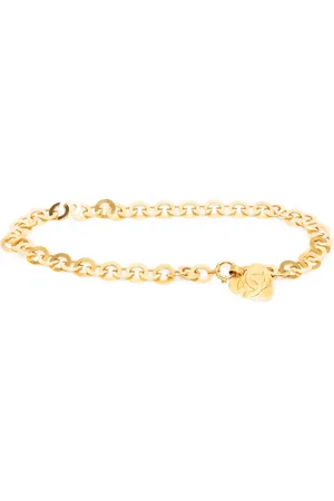 CHANEL 1995 heart charm chain belt
