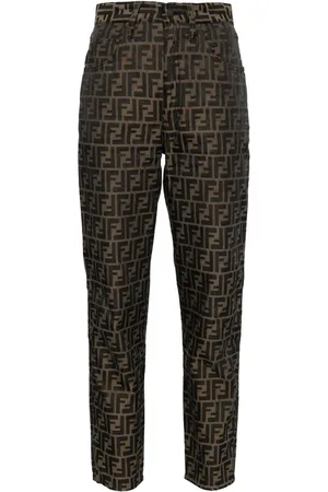 Fendi 1990-2000s Zucca pants