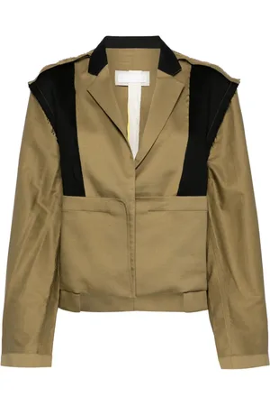 Litkovskaya Deconstructed cotton-linen blend jacket