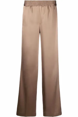 PT Torino Wide-leg elasticated trousers