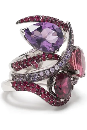 SHAUN LEANE 18kt white gold Aurora ring