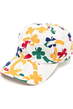CHANEL 2000s Lucky Clover-motif cotton cap