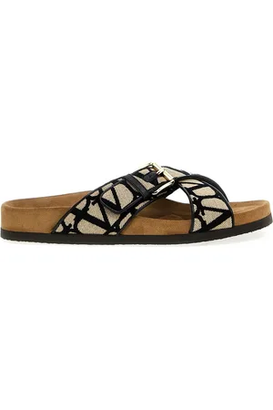 VALENTINO GARAVANI Toile Iconographe sandals