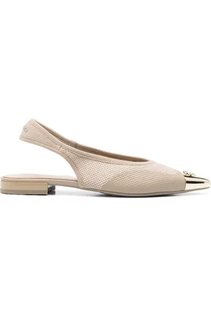 Pinko Lurex-detail ballet flats