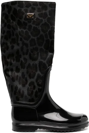 Dolce & Gabbana Leopard-print boots