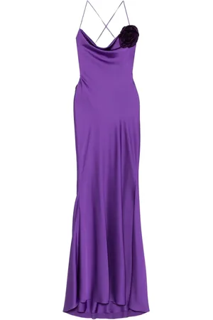 Parlor Floral-appliqu?? maxi dress