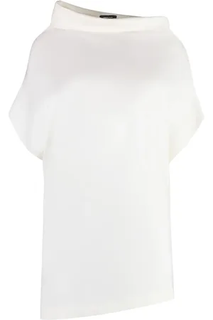 Fabiana Filippi Asymmetric neck blouse