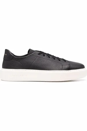HENDERSON BARACCO Pebbled low-top sneakers