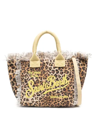 MC2 SAINT BARTH Leopard-print tote bag