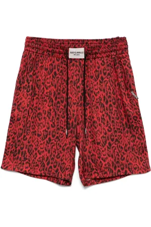 Roberto Cavalli Leopard-print shorts