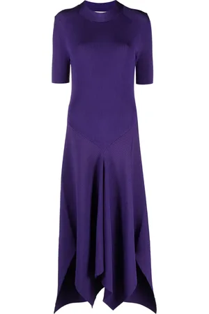 Stella McCartney Asymmetric ribbed-knit dress