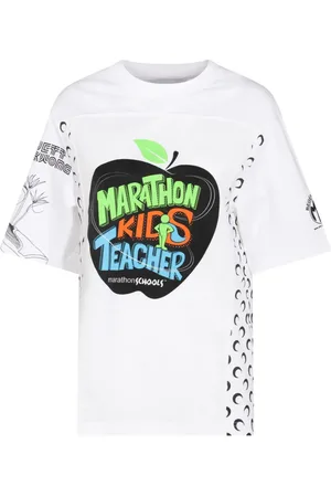 Marine Serre Graphic-print T-Shirt