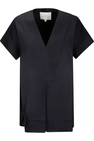 STUDIO NICHOLSON V-neck short-sleeved T-shirt