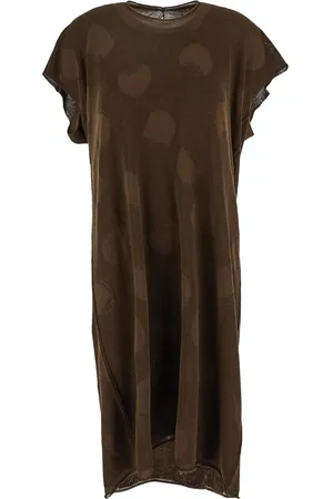 UMA WANG Dot-print midi dress