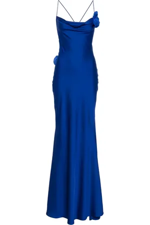 Parlor Floral-appliqu?? maxi dress