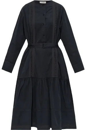 LEMAIRE Belted long sleeve dress
