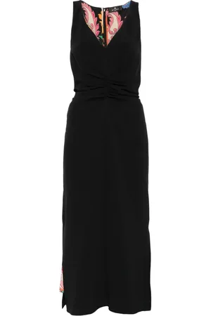 Etro Ruched-detailed midi dress
