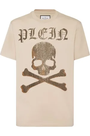 Philipp Plein Strass Skull & Bones T-shirt