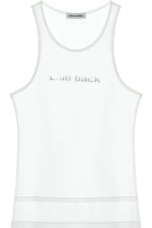 Low Classic Text-graphic tank top