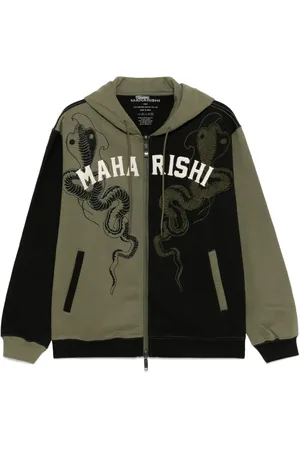 Maharishi Cobra zipped hoodie