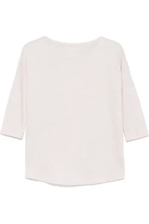 Majestic Slub-texture t-shirt