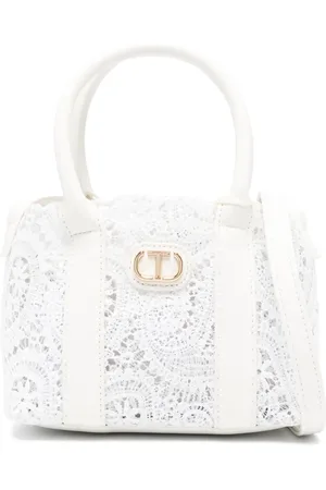 Twin-Set Macramé lace shoulder bag