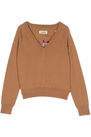 Zadig & Voltaire Graphic-print V-neck jumper