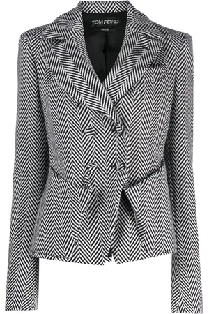 Tom Ford Herringbone double-breasted blazer