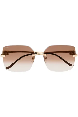 Cartier Rimless square-frame sunglasses