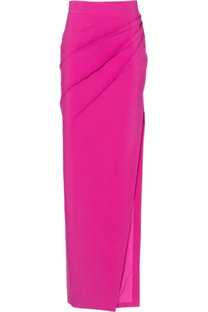 GENNY Crystal-embellished midi skirt