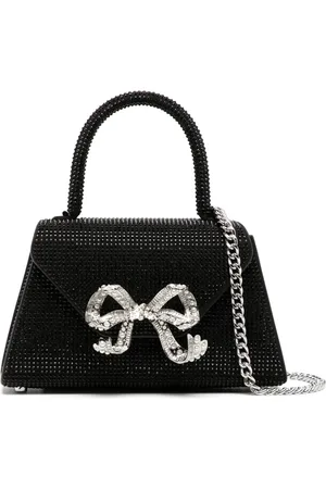 Self-Portrait Hotfix rhinestone mini bag