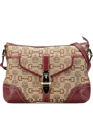 Gucci 2000-2015 Horsebit Canvas crossbody bag