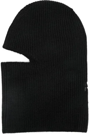 Alexander Wang Logo-embroidered ribbed balaclava