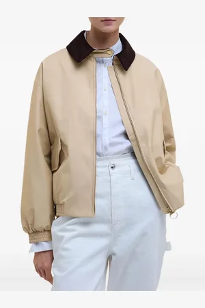 Barbour X Alexa Anna waterproof bomber jacket