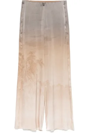 PIERRE-LOUIS MASCIA Illustration-print trousers