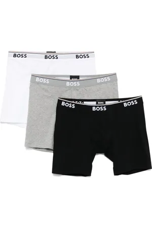HUGO BOSS Logo-waistband boxers (pack of three)