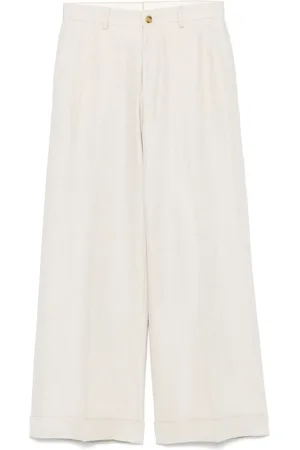 LUIGI BIANCHI MANTOVA Herringbone trousers