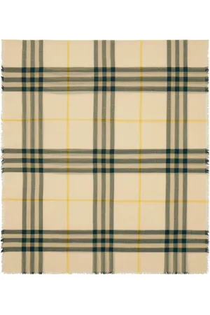 Burberry Checked wool scarf