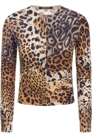 Roberto Cavalli Malachite print cardigan