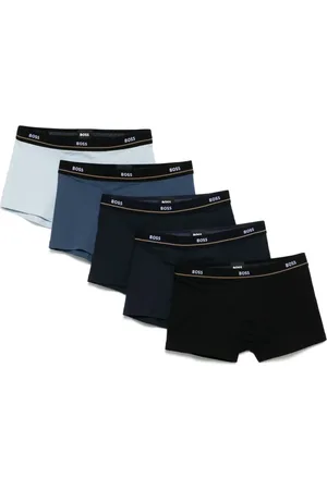 HUGO BOSS Logo-waistband boxers (pack of five)
