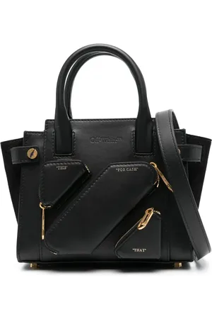 OFF-WHITE Small City leather tote bag