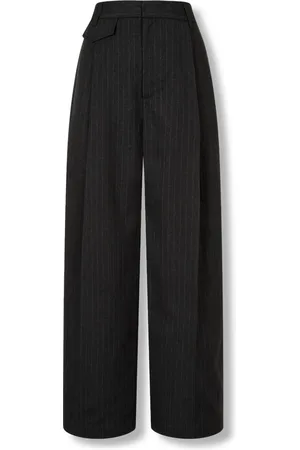 Studio Tomboy Striped wide-leg trousers