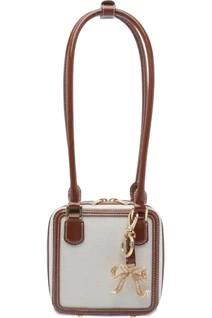 Self-Portrait Contrast-trim shoulder bag