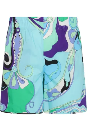 Puccini Orchidee-print shorts