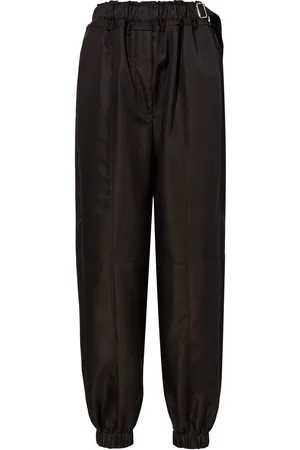 Proenza Schouler Silk Nylon Taffeta Pull On Pant