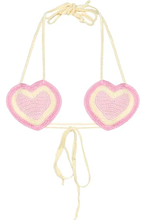 GCDS Crochet bikini top