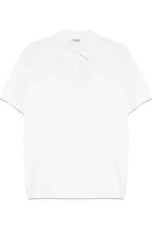 KANGRA CASHMERE Fine-knit polo shirt