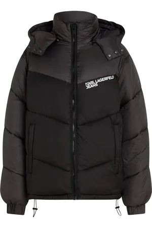 Karl Lagerfeld Logo-print hooded padded jacket