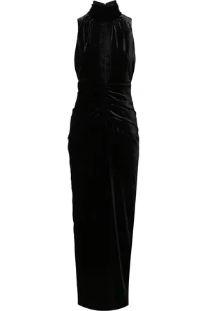 Alessandra Rich Ruched velvet gown
